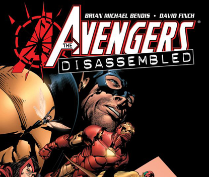 Partial cover of official Avengers Disassembled comic